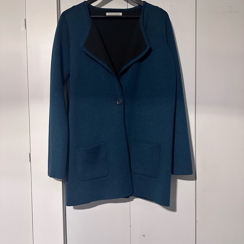 Catherine Malandrino Teal Blazer